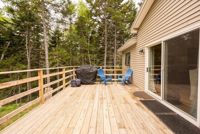 144 Woody Ln, Cushing, ME 04563 - deck with grilling area
