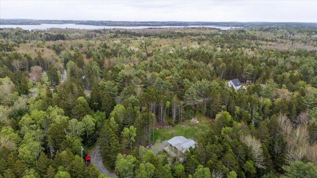 144 Woody Ln, Cushing, ME 04563 - aerial view of property's location featuring a forest