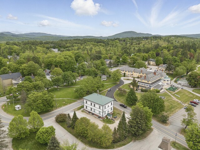 15 Mill Hl Unit 2B, Bethel, ME 04217 - aerial view of a heavily wooded area and a mountainous background