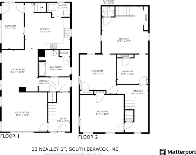 33 Neally St, South Berwick, ME 03908 - property floor plan
