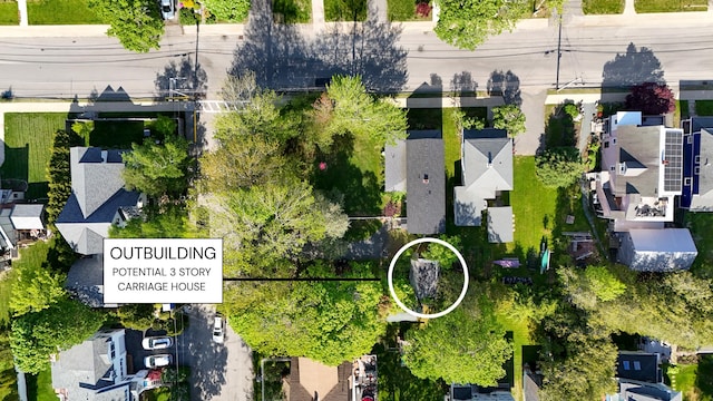75 Ledgelawn Ave, Bar Harbor, ME 04609 - aerial perspective of suburban area