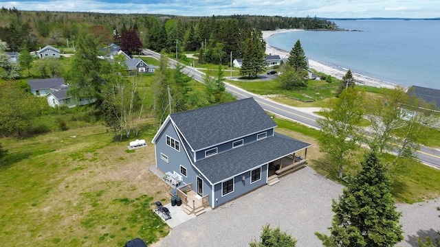 588 Mason Bay Rd, Jonesport, ME 04649 - view of subject property with a large body of water and a forest