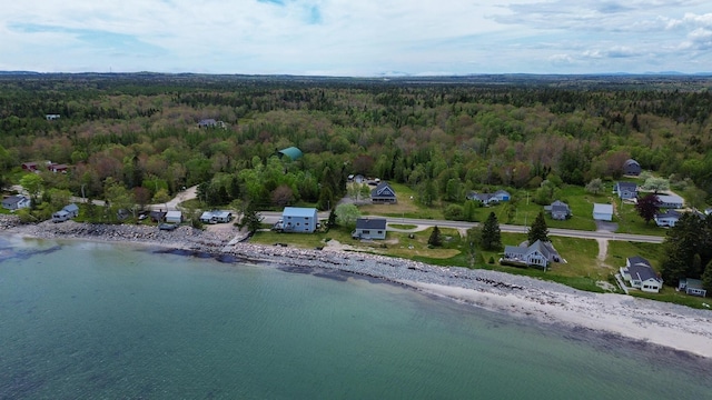588 Mason Bay Rd, Jonesport, ME 04649 - bird's eye view of a forest and extended coastline