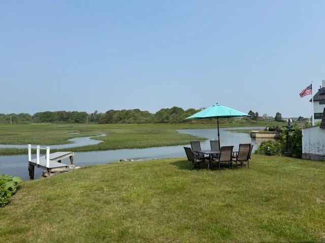 2 White Sands Ln, Scarborough, ME 04074 - view of green lawn featuring a water view