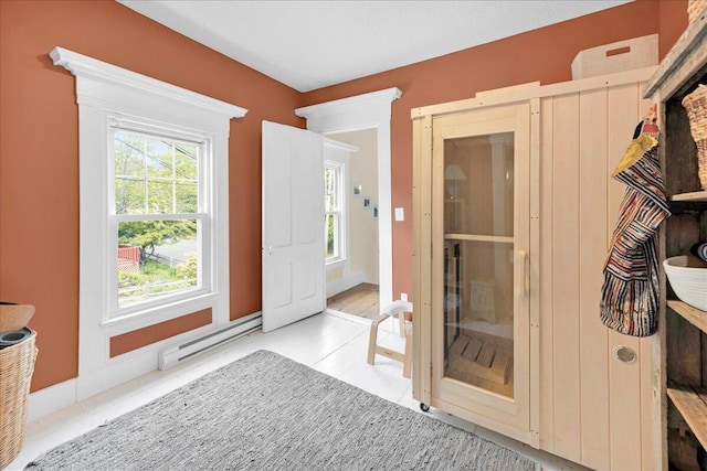 44 Bridge St, Bucksport, ME 04416 - foyer entrance with baseboard heating
