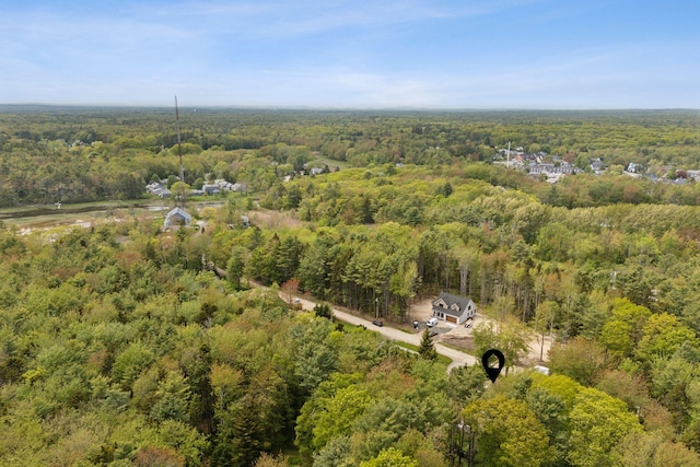 18 Forest Hill Ln, Kennebunk, ME 04043 - aerial view of property and surrounding area with a forest
