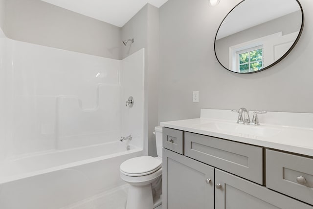 15 Essex St, Westbrook, ME 04092 - full bath with toilet, vanity, and shower / washtub combination