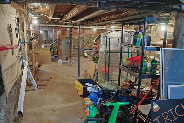 129 Libby St, Pittsfield, ME 04967 - unfinished basement with a water pressure tank