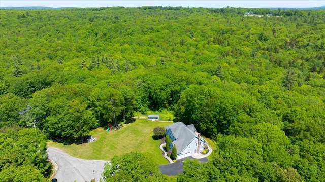 59 Sanderson Rd, Poland, ME 04274 - aerial view of a heavily wooded area