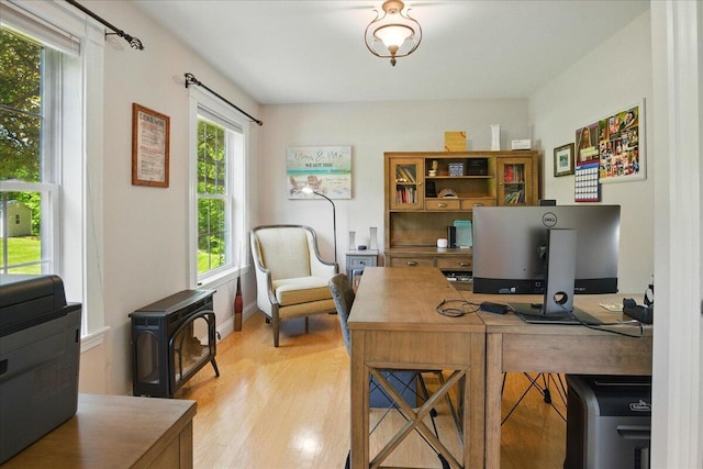 59 Sanderson Rd, Poland, ME 04274 - office space featuring light wood finished floors