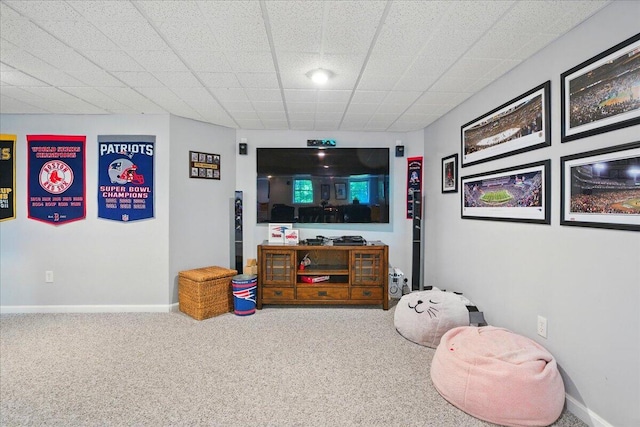 59 Sanderson Rd, Poland, ME 04274 - living area with carpet floors and baseboards