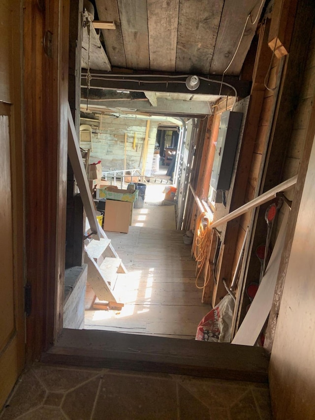 100 Bayside Rd, Ellsworth, ME 04605 - basement with electric panel