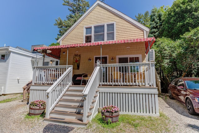 200 Shore Rd, Ogunquit, ME 03907 - view of front of property with a porch and stairway