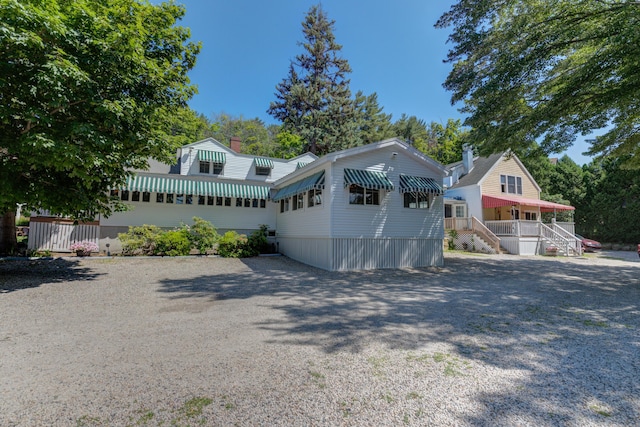 200 Shore Rd, Ogunquit, ME 03907 - view of front of property featuring stairs