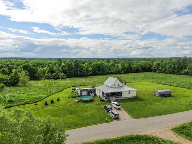164 Mud Pond Road, Prentiss Twp T7 R3 Nbpp, ME 04487 - overview of rural landscape featuring a forest