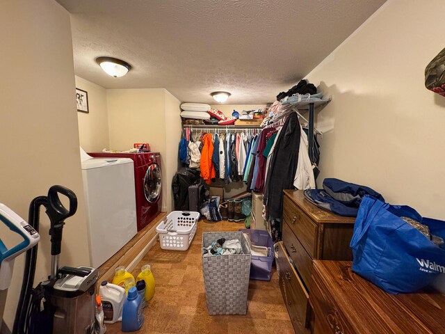164 Mud Pond Road, Prentiss Twp T7 R3 Nbpp, ME 04487 - walk in closet featuring washing machine and clothes dryer