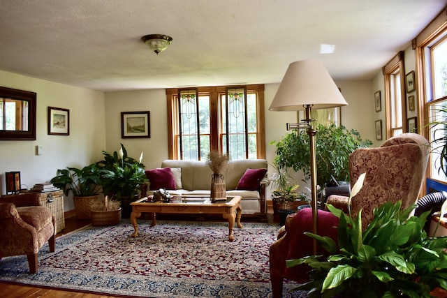 10 Rines Rd, Burnham, ME 04922 - sitting room featuring plenty of natural light and wood finished floors