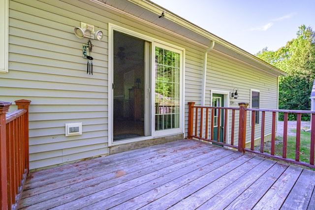 739 Spec Pond Rd, Porter, ME 04068 - view of wooden terrace