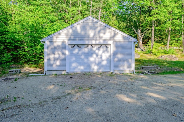 739 Spec Pond Rd, Porter, ME 04068 - view of detached garage