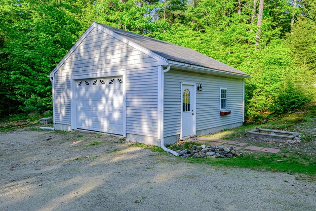 739 Spec Pond Rd, Porter, ME 04068 - view of detached garage