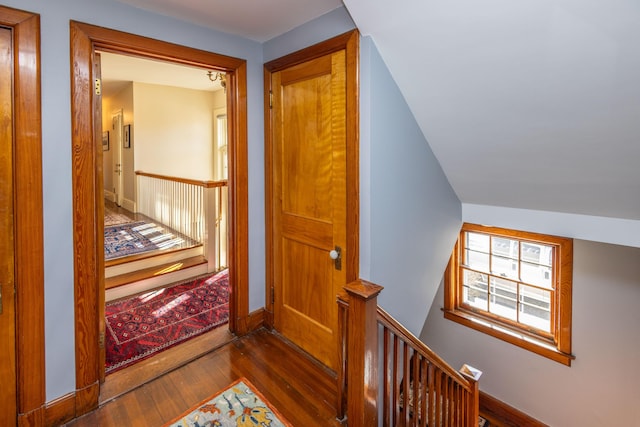 18 Bayside Dr, Belfast, ME 04915 - staircase with wood finished floors