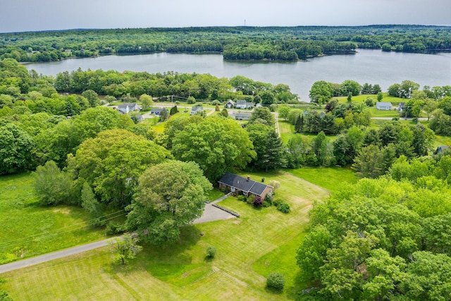56 Borland Hill Rd, Nobleboro, ME 04555 - aerial view of a large body of water