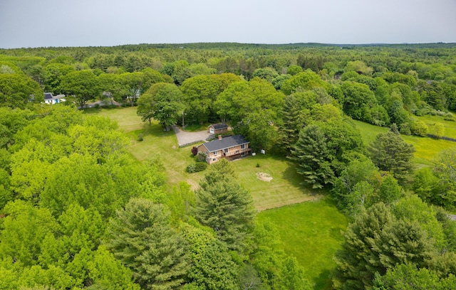 56 Borland Hill Rd, Nobleboro, ME 04555 - aerial view of property and surrounding area featuring a forest