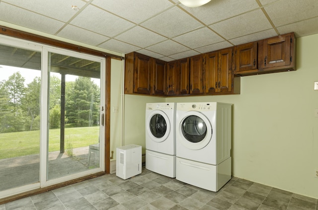 56 Borland Hill Rd, Nobleboro, ME 04555 - laundry room with separate washer and dryer and cabinet space