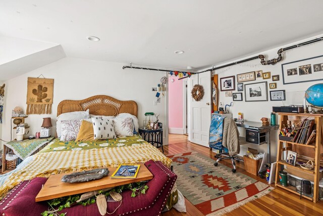 148 State St, Portland, ME 04101 - bedroom featuring wood finished floors and recessed lighting