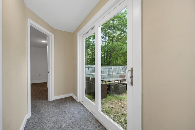 32 Long Hall Dr, Berwick, ME 03901 - doorway with carpet floors and baseboards