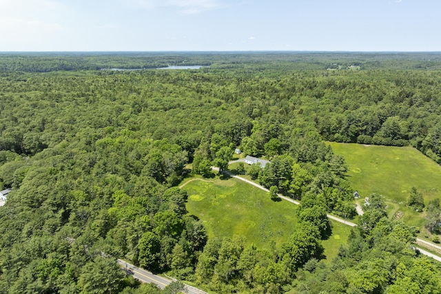37 Walker Rd, Boothbay, ME 04537 - aerial view of property and surrounding area featuring a forest