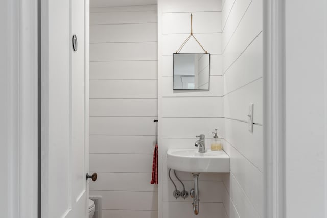 37 Walker Rd, Boothbay, ME 04537 - bathroom with toilet and a sink