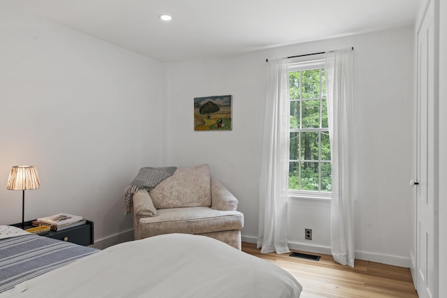 37 Walker Rd, Boothbay, ME 04537 - bedroom featuring light wood-style floors and recessed lighting
