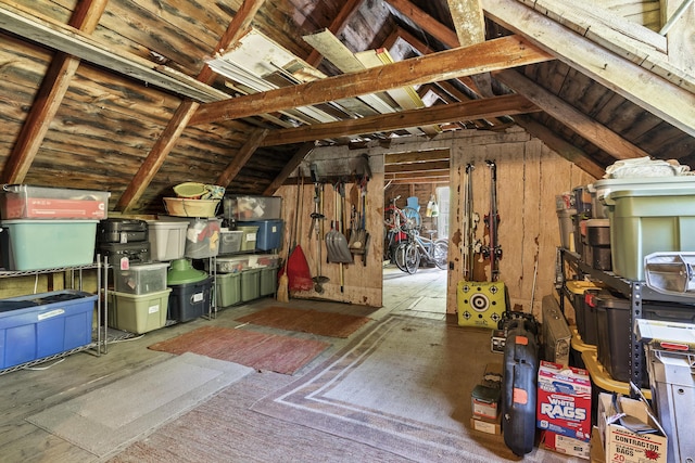 37 Walker Rd, Boothbay, ME 04537 - view of unfinished attic