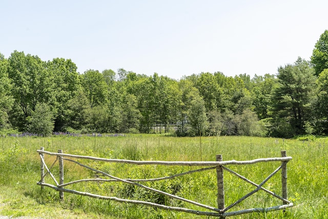 37 Walker Rd, Boothbay, ME 04537 - view of yard with a forest view