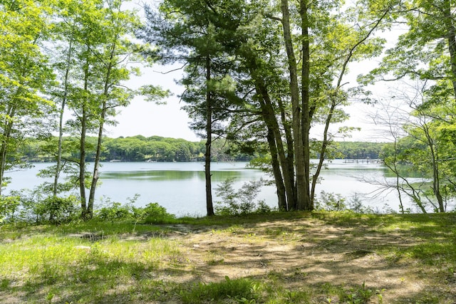 37 Walker Rd, Boothbay, ME 04537 - water view featuring a heavily wooded area