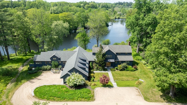 72 Vine St, South Berwick, ME 03908 - aerial view of property and surrounding area with a large body of water