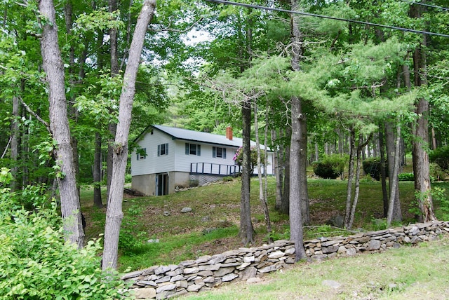 16 Evergreen Estates Rd, Nobleboro, ME 04555 - view of yard