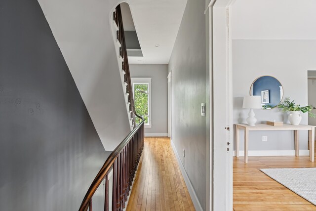 217 Ocean Ave, Portland, ME 04103 - hallway featuring light wood-style floors and baseboards