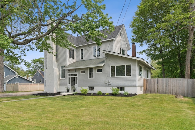 217 Ocean Ave, Portland, ME 04103 - view of front of property featuring a chimney and roof with shingles