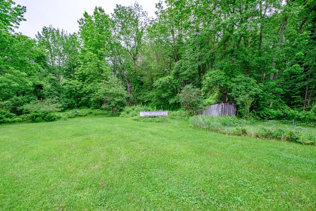 115 Wards Hill Rd, Baldwin, ME 04091 - view of green lawn featuring a shed