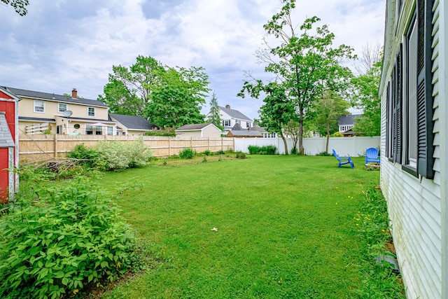 11 Stuart St, Saco, ME 04072 - fenced backyard featuring a residential view