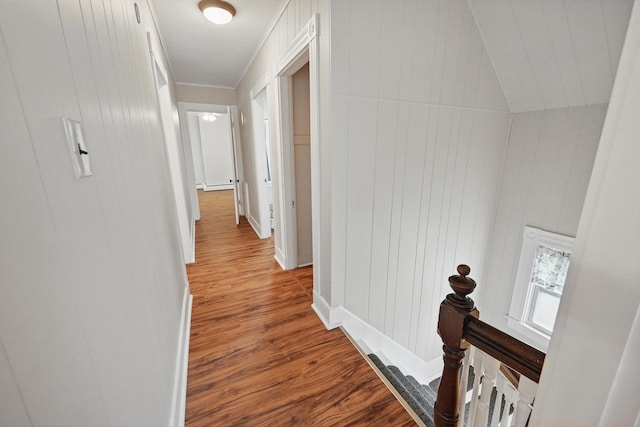 4 Heath St, Waterville, ME 04901 - hallway featuring wood finished floors