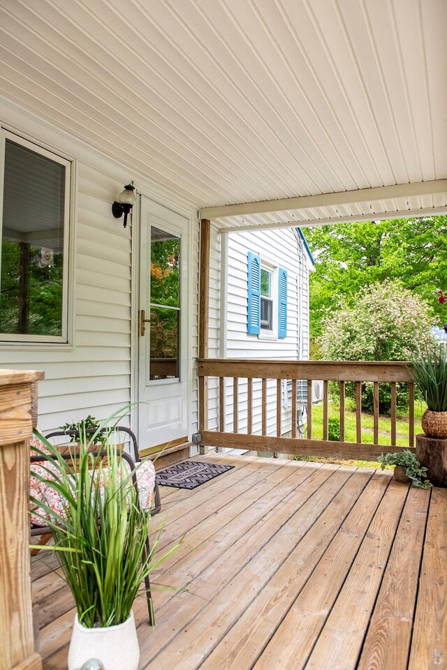 130 Davis Rd, Fairfield, ME 04937 - view of wooden deck