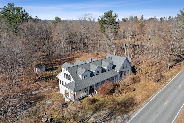 454 N Parish Rd, Turner, ME 04282 - aerial view of property and surrounding area