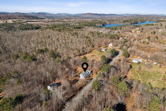 454 N Parish Rd, Turner, ME 04282 - view of property location with a water and mountain view