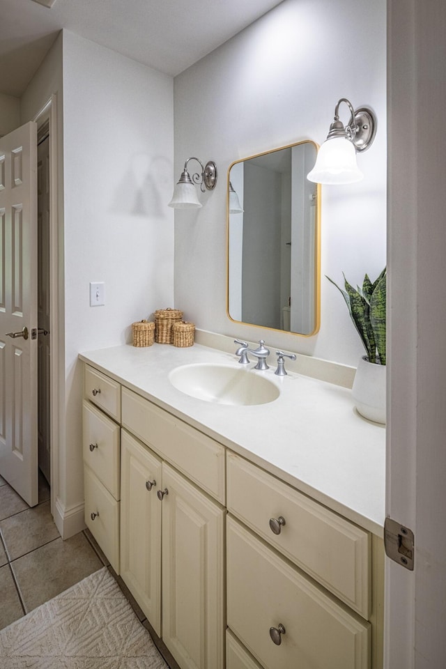 20 Doe Dr, Eliot, ME 03903 - bathroom with vanity and tile patterned flooring