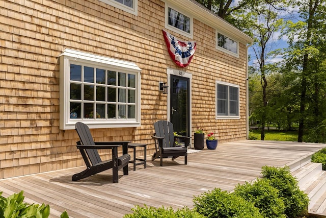 83 Brixham Rd, York, ME 03909 - view of wooden deck