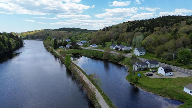 590 Main St, East Machias, ME 04630 - drone / aerial view of a forest and a large body of water