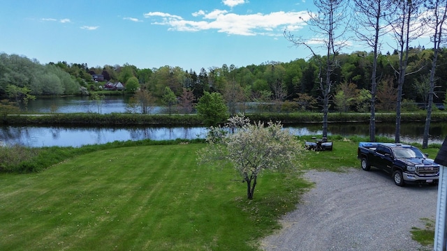 590 Main St, East Machias, ME 04630 - water view with a heavily wooded area